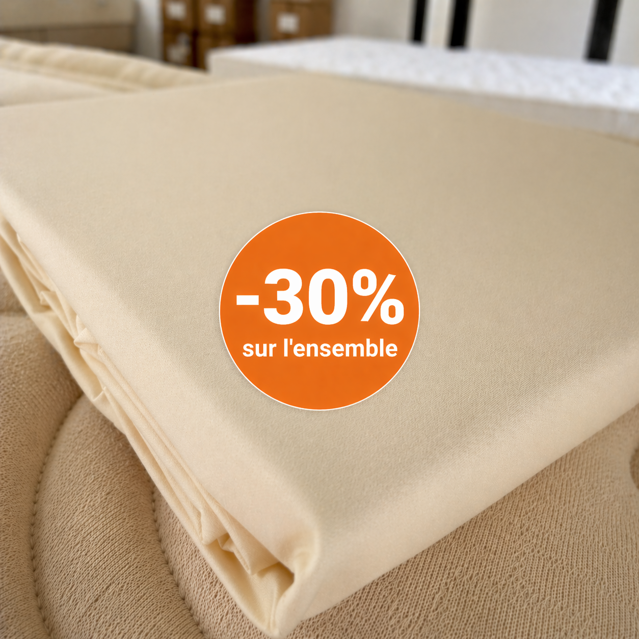 Duo de draps housse PERCALE